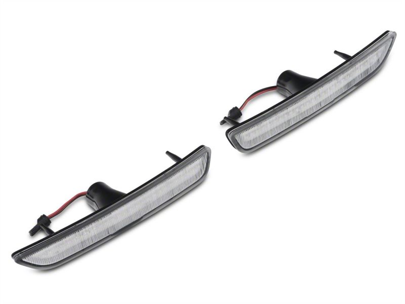 Raxiom10-14 Ford Mustang Axial Series LED Side and Quarter Marker Lights- Clear Light Accessories and Wiring Raxiom