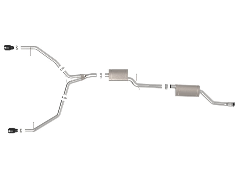 aFe MACH Force-Xp 13-16 Audi Allroad L4 SS Cat-Back Exhaust w/Black Tips Catback aFe