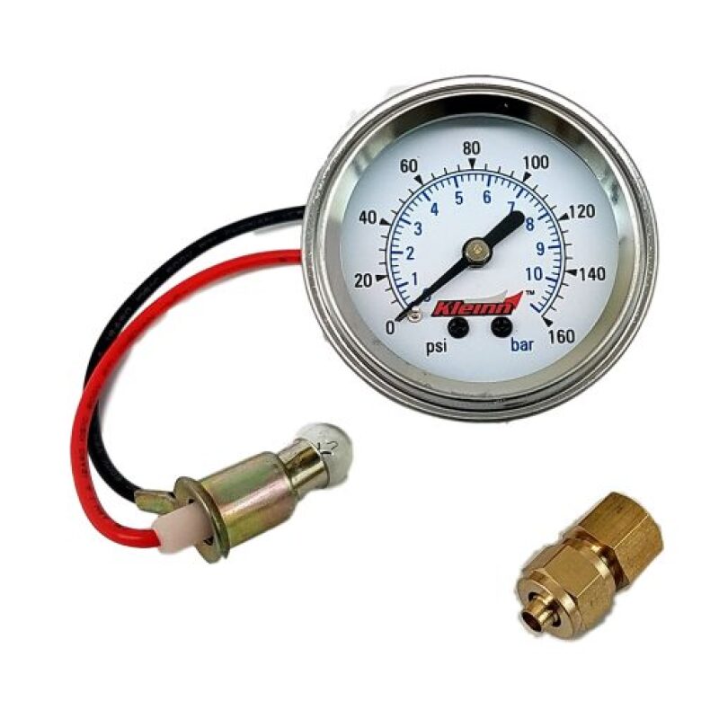 Kleinn Panel Mount/ Illuminated/ 160 PSI Single Needle Air Pressure Gauge Horns Kleinn Air Horns