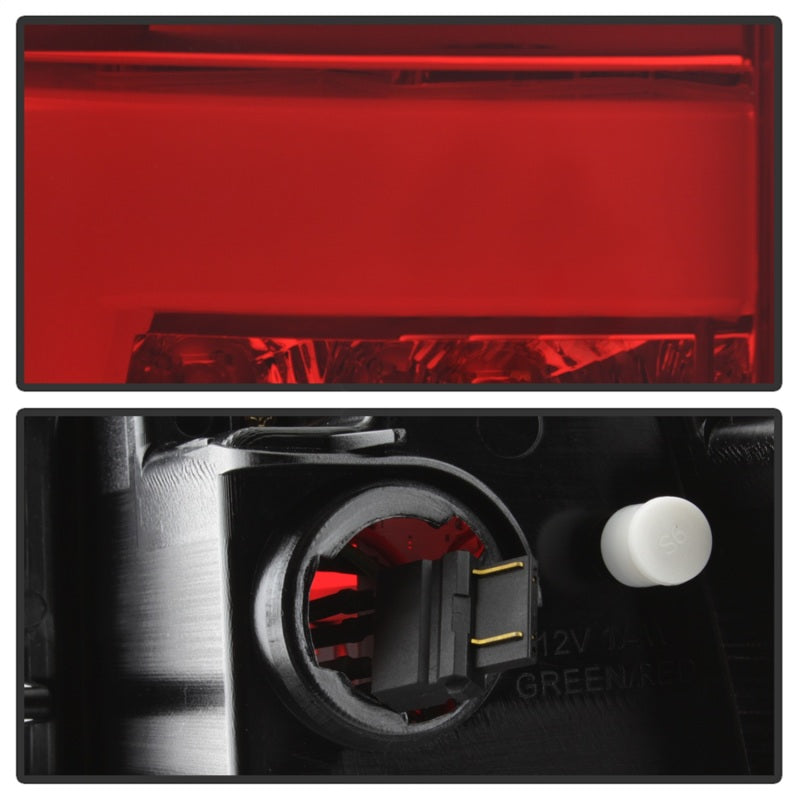 Spyder 00-06 Chevy Suburban 1500/2500 V2 Light Bar LED Tail Lights -Red Clr (ALT-YD-CD00V2-LBLED-RC) Tail Lights SPYDER