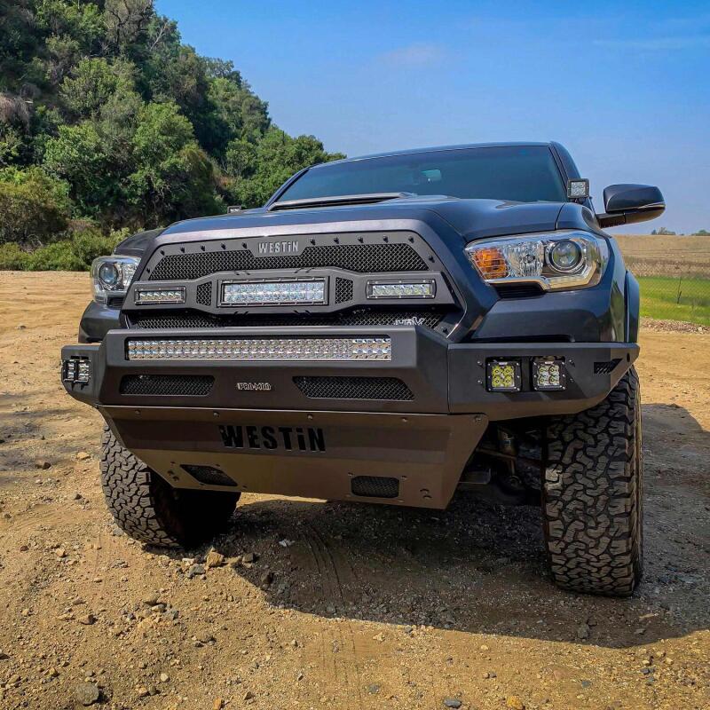 Westin 16-20 Toyota Tacoma Pro-Mod Front Bumper Bumpers - Steel Westin
