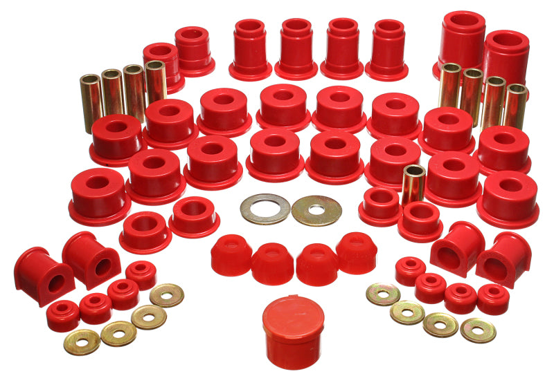 Energy Suspension 90-95 Toyota 4 Runner 2WD/4WD Red Hyper-Flex Master Bushing Set Bushing Kits Energy Suspension