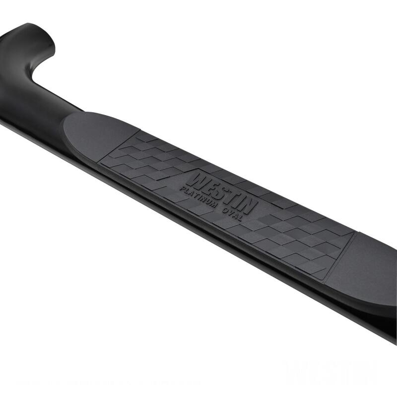 Westin 2020 Jeep Gladiator Platinum 4 Oval Nerf Step Bars - Black Nerf Bars Westin