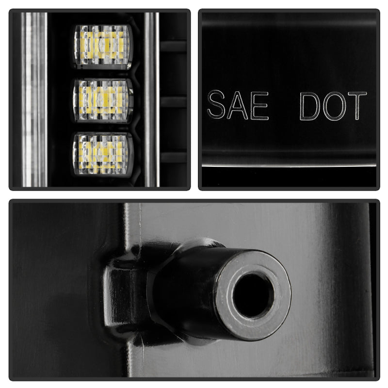 Spyder Apex 20-21 Ford F250 SD (LED Model Only) LED Tail Lights - Black (ALT-YD-FS20LEDBS-LED-BK) Tail Lights SPYDER