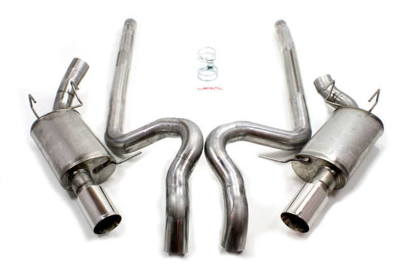 JBA 11-14 Ford Mustang GT/GT500 5.0L/5.4L/5.8L 409SS Dual Rear Exit Cat-Back Exhaust Catback JBA