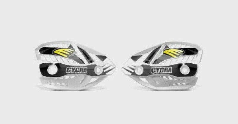 Cycra 2019 Enduro Handshield Set - White Hand Guards Cycra