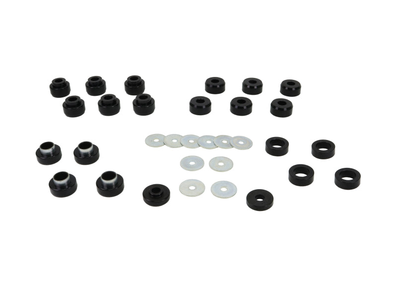 Whiteline 1987-1995 Jeep Wrangler Body Mount Bushing Set Bushing Kits Whiteline