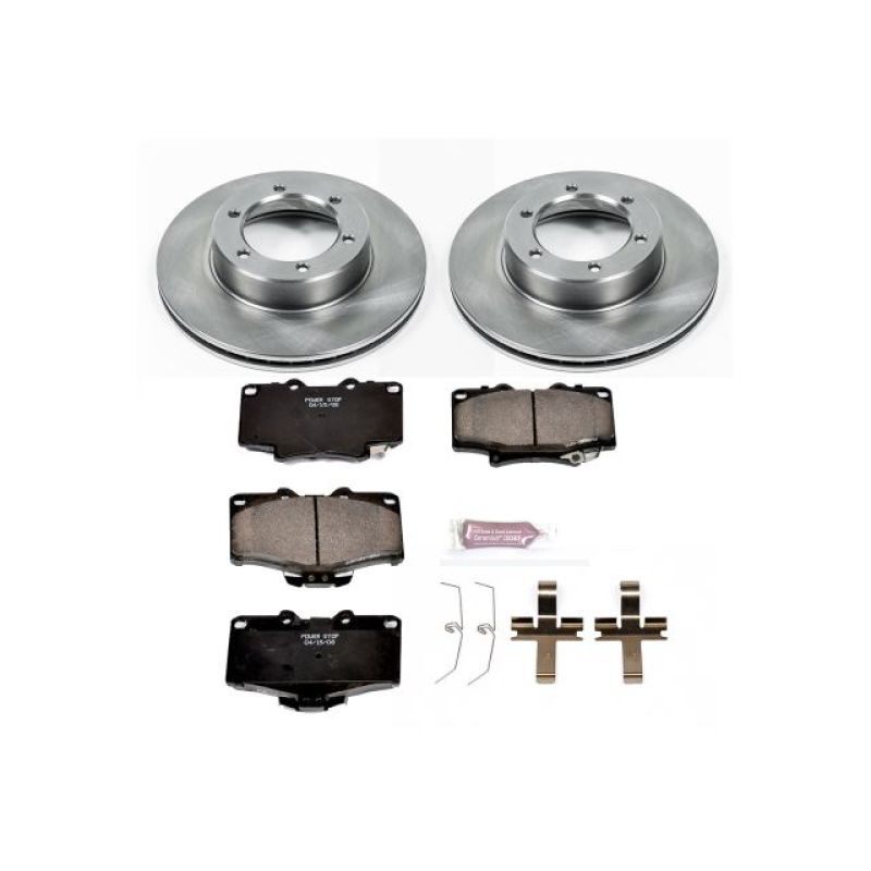 Power Stop 91-95 Toyota 4Runner Front Autospecialty Brake Kit Brake Kits - OE PowerStop