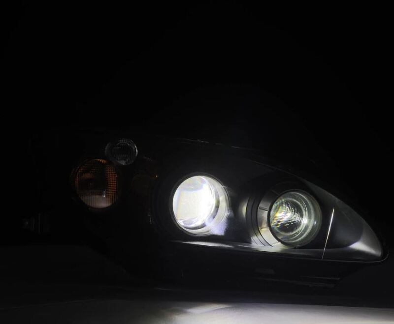 AlphaRex 99-09 Honda S2000 LUXX-Series Projector LED Headlights - Black Headlights AlphaRex