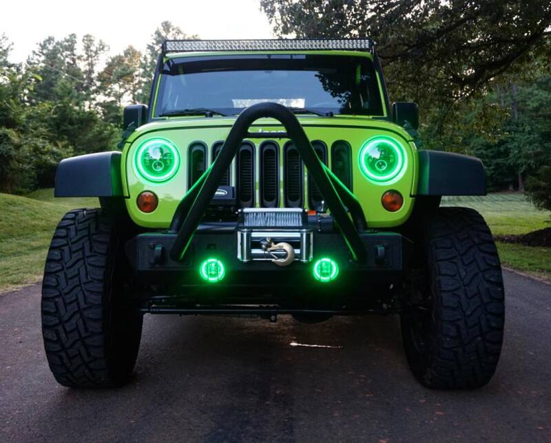 Oracle 7in High Powered LED Headlights - Black Bezel - ColorSHIFT - BC1 Headlights ORACLE Lighting