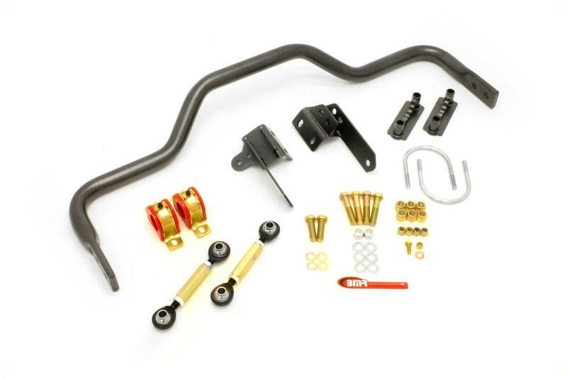 BMR 82-02 3rd Gen F-Body w/ 2.75in Axles Rear Hollow 1.375in Xtreme Anti-Roll Kit - Black Hammertone Sway Bars BMR Suspension