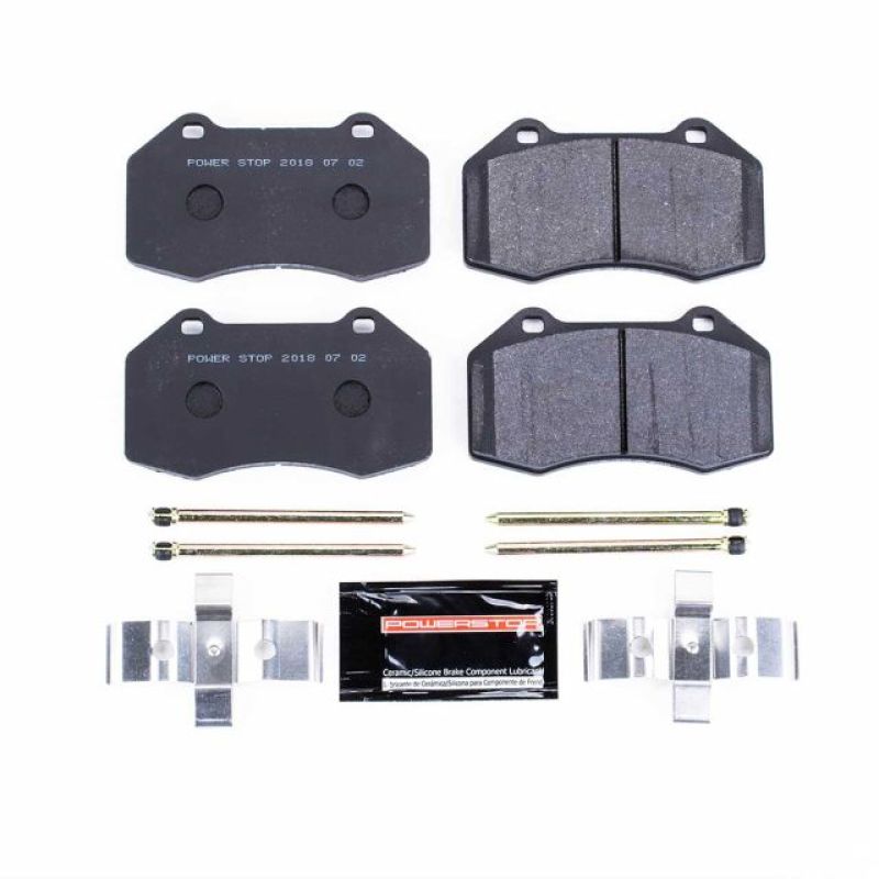 Power Stop 17-18 Fiat 124 Spider Front Track Day SPEC Brake Pads Brake Pads - Racing PowerStop