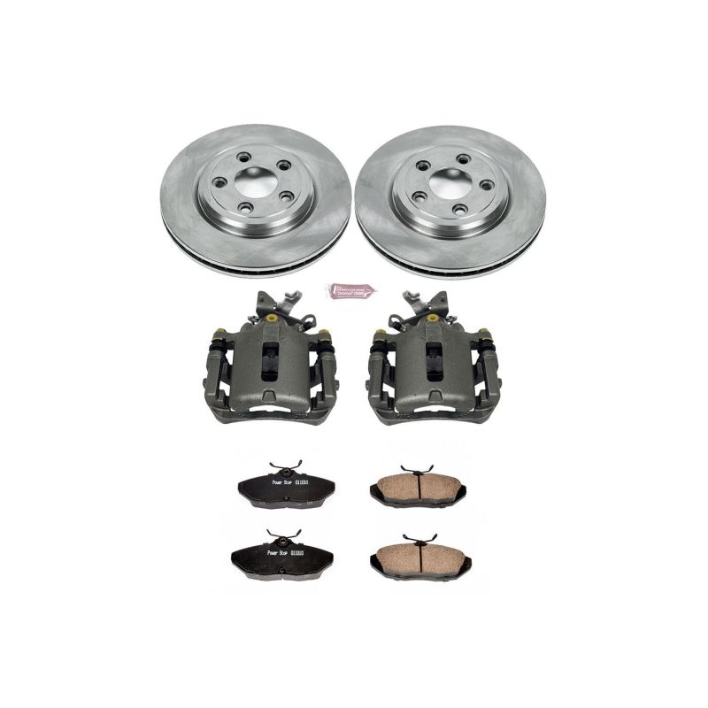 Power Stop 02-05 Ford Thunderbird Rear Autospecialty Brake Kit w/Calipers Brake Kits - OE PowerStop