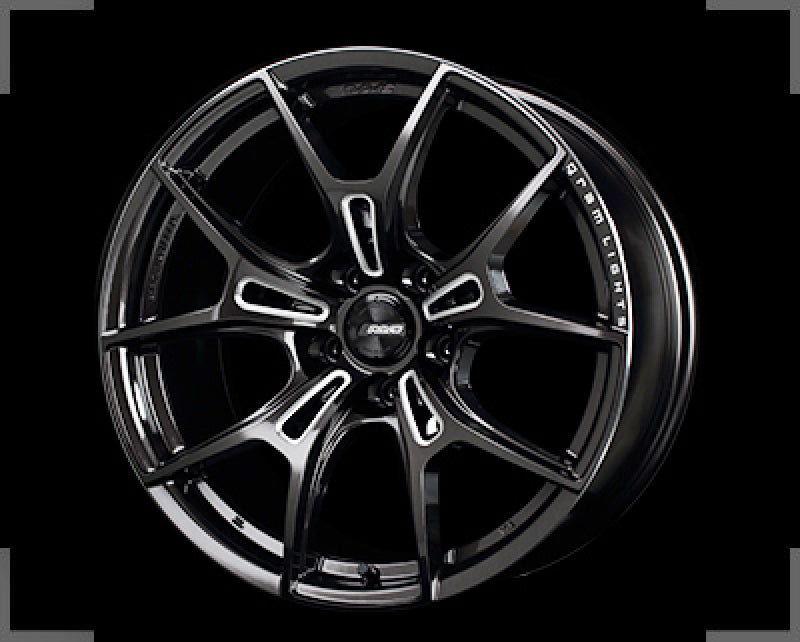 Gram Lights 57FXZ 20x9.5 +35 5x120 Super Dark Gunmetal and Machining Rim Edge DC Wheel Wheels - Cast Gram Lights