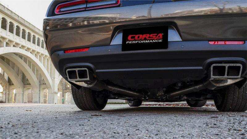 Corsa 2015-2023 Dodge Challenger SRT / Scat Pack / R/T 6.4L Polished Xtreme Cat-Back Exhaust Catback CORSA Performance