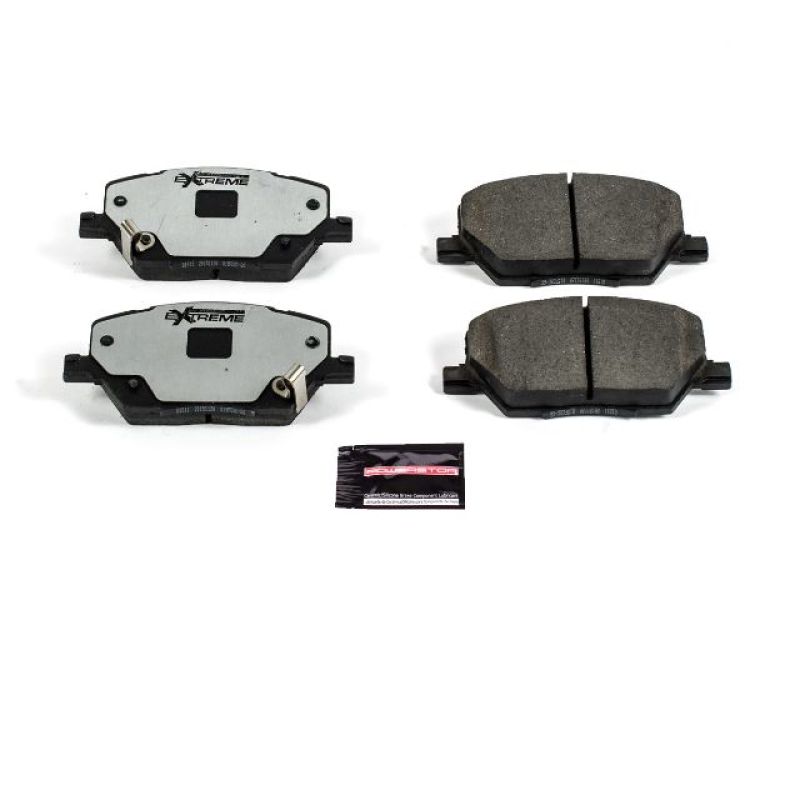 Power Stop 16-18 Fiat 500X Front Z36 Truck & Tow Brake Pads w/Hardware Brake Pads - Performance PowerStop