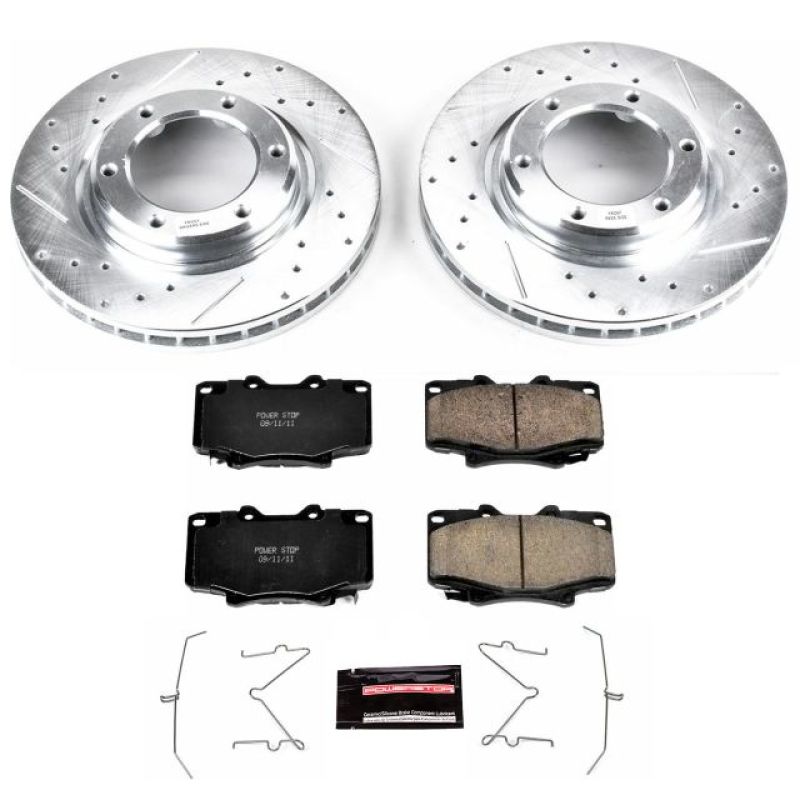 Power Stop 96-97 Lexus LX450 Front Z23 Evolution Sport Brake Kit Brake Kits - Performance D&S PowerStop
