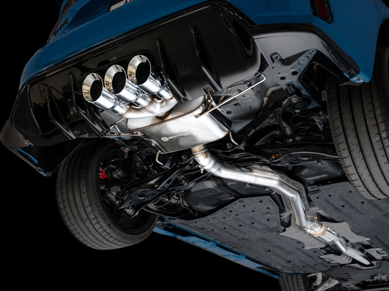 AWE Tuning 2023 Honda Civic Type R FL5 Touring Edition Exhaust w/ Triple Chrome Silver Tips Catback AWE Tuning