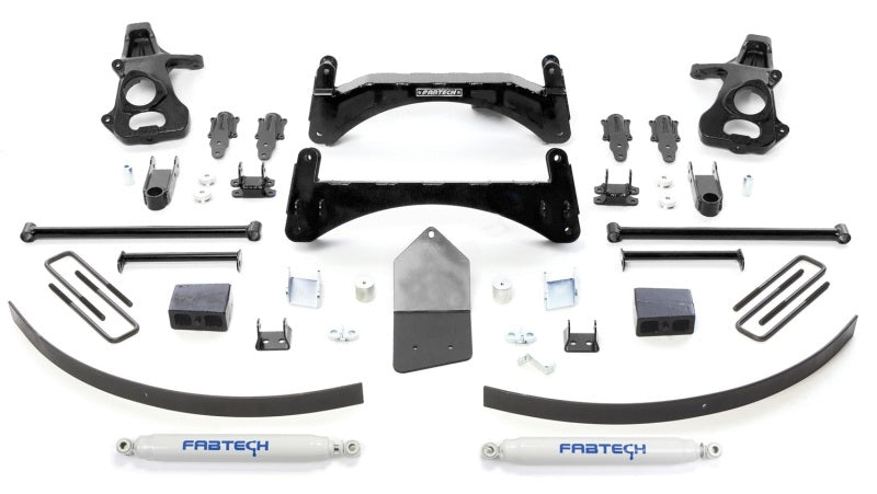 Fabtech 07-13 GM C1500 P/U w/o Autoride 2WD 6in Basic Sys w/Perf Shks Lift Kits Fabtech