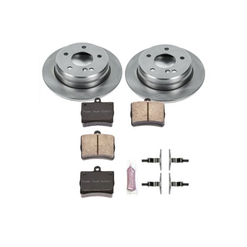 Power Stop 1996 Mercedes-Benz C220 Rear Autospecialty Brake Kit Brake Kits - OE PowerStop