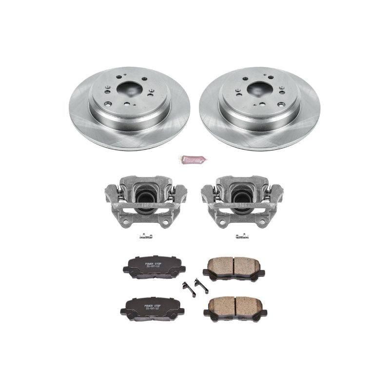 Power Stop 07-13 Acura MDX Rear Autospecialty Brake Kit w/Calipers Brake Kits - OE PowerStop