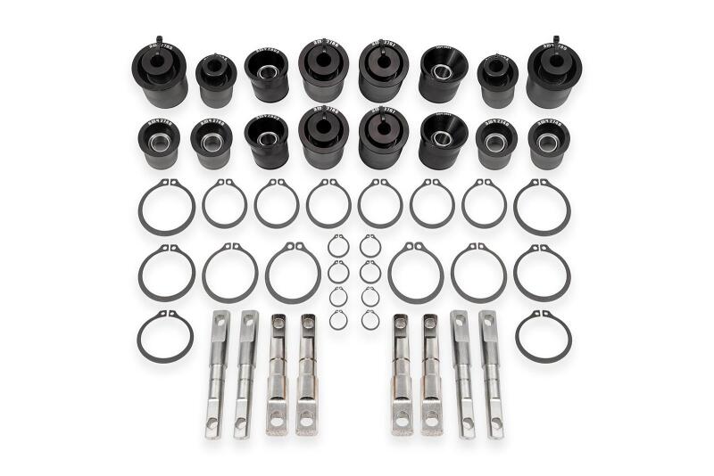 BMR 06-13 Chevrolet Corvette (C6) Z06/ZR1 Front & Rear Control Arm Bearing Kit - Black Anodized Bushing Kits BMR Suspension