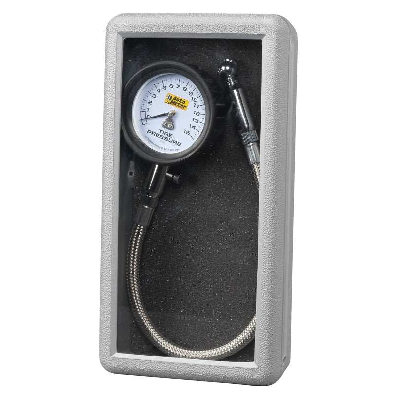 Autometer 0-15PSI Lo-Pressure Tire Pressure Gauge Gauges AutoMeter