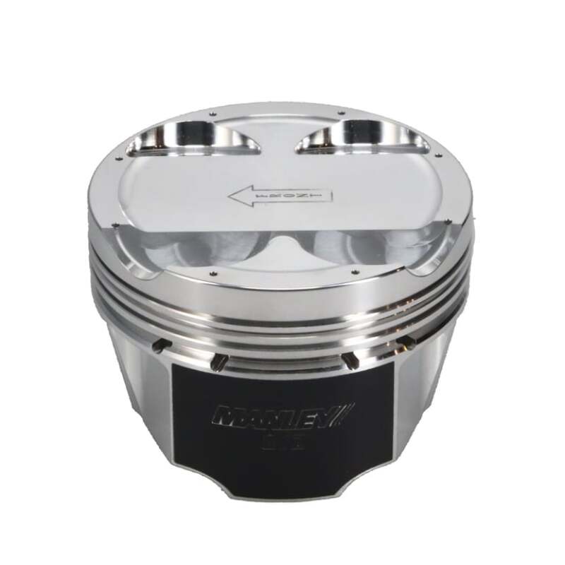 Manley Toyota 2JZGTE 86.5mm Bore +.5mm Oversize -1cc Dome 10:1 CR Piston w/ Rings - Single Pistons - Forged - Single Manley Performance