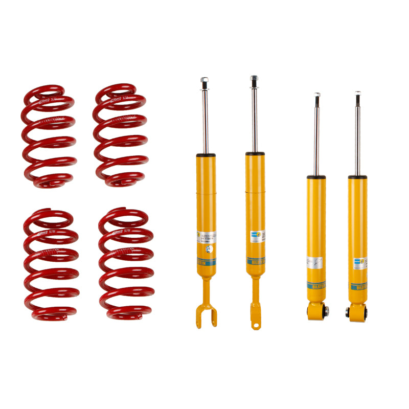 Bilstein B12 2002 Audi A4 Base Front and Rear Suspension Kit Shock & Spring Kits Bilstein