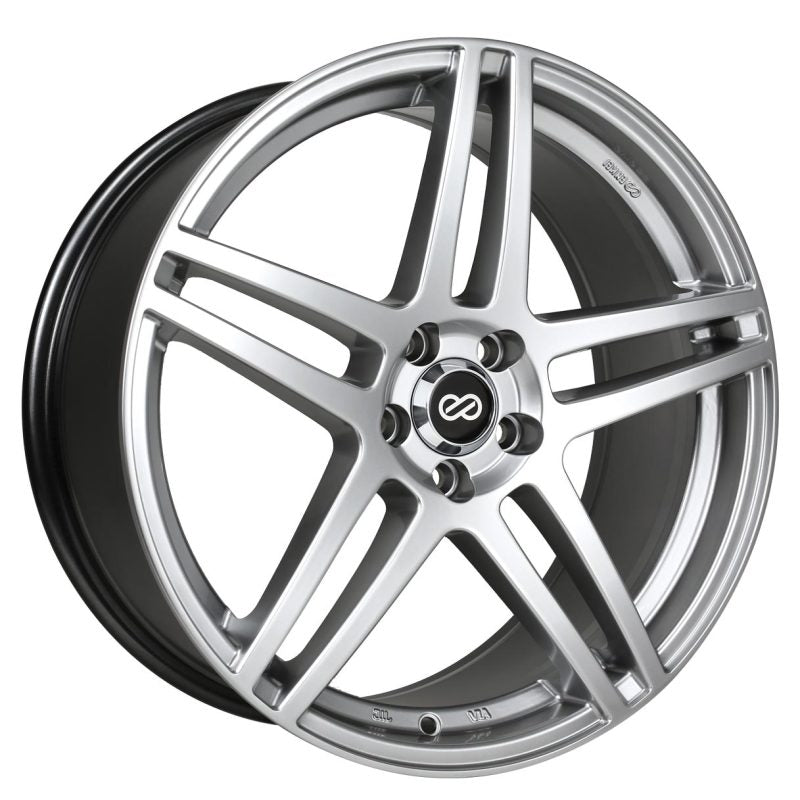 Enkei RSF5 16x7 38mm Offset 5x100 Bolt Pattern 72.6mm Bore Dia Hyper Silver Wheel Wheels - Cast Enkei