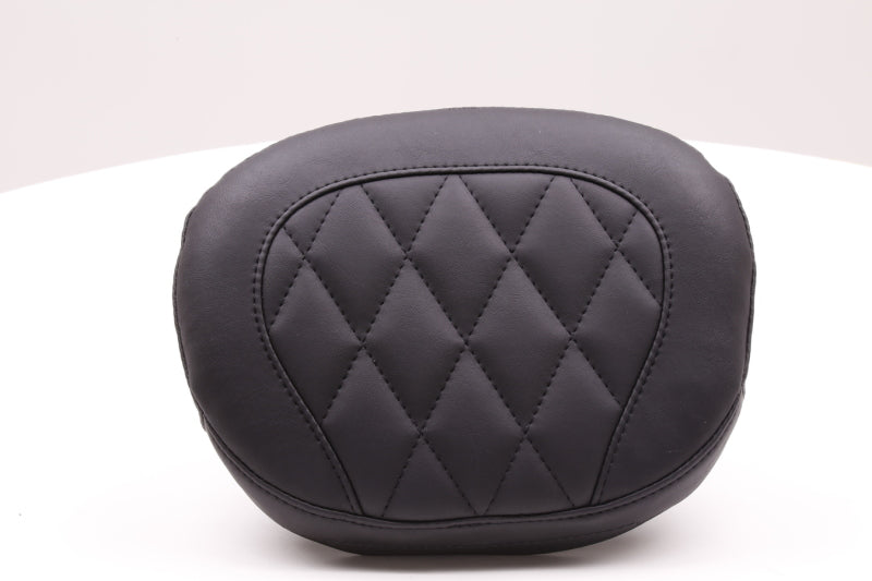 Mustang 11-13 Harley Blackline, 12-17 Slim Sissy Bar Pad Diamond Stitch (11.5 inch x 9 inch) - Blac Sissy Bar Pads Mustang Motorcycle