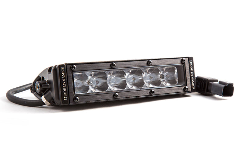 Diode Dynamics 6 In LED Light Bar Single Row Straight SS6 - White Wide Light Bar (Single) Light Bars & Cubes Diode Dynamics