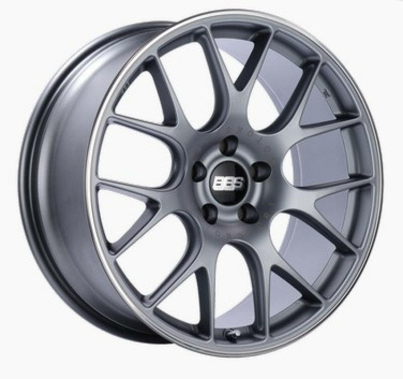 BBS CH-R 20x9 5x112 ET25 CB66.5 Satin Titanium Polished Rim Protector Wheel Wheels - Cast BBS