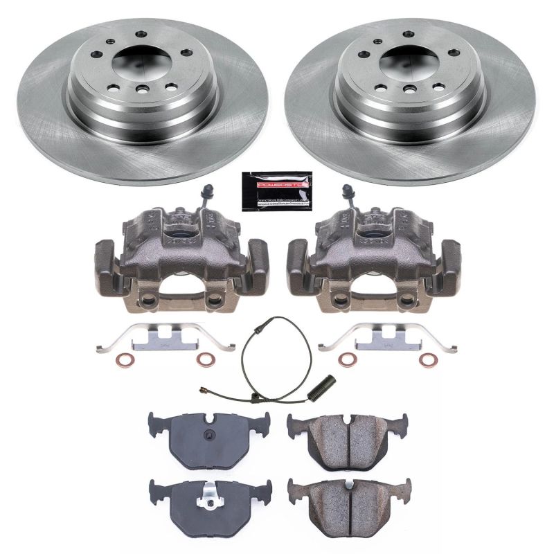 Power Stop 1995 BMW 740i Rear Autospecialty Brake Kit w/Calipers Brake Kits - OE PowerStop