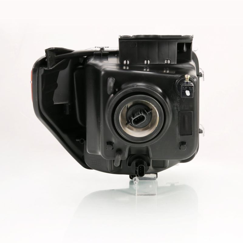 ANZO 2007-2012 Dodge Nitro Crystal Headlight Black Amber Headlights ANZO