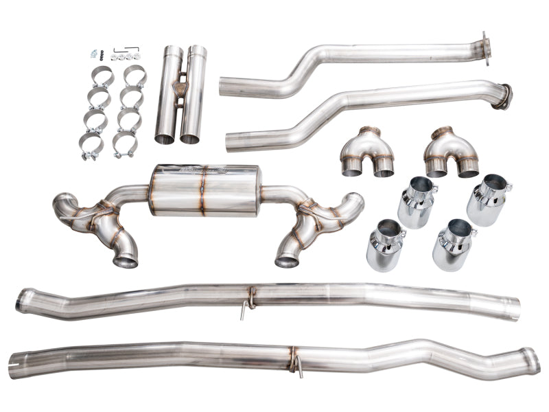 AWE Tuning BMW G90/G99 M5 Touring Edition Cat-Back Exhaust - Chrome Silver Tips Catback AWE Tuning