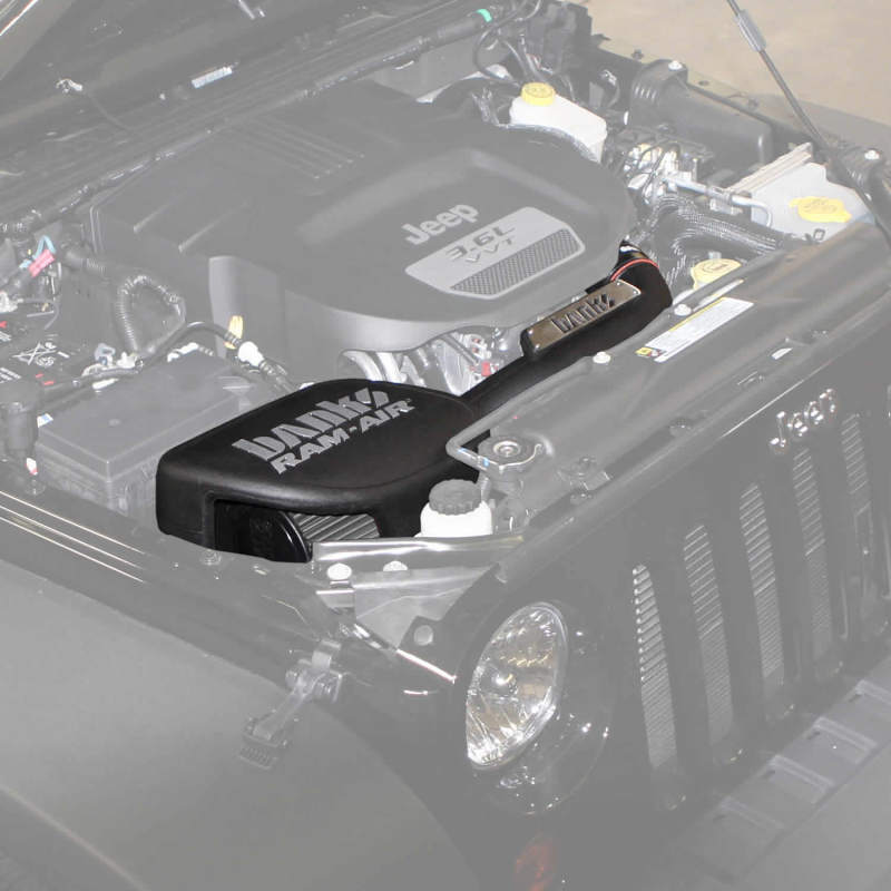 Banks Power 12-15 Jeep 3.6L Wrangler Ram-Air Intake System - Dry Filter Short Ram Air Intakes Banks Power
