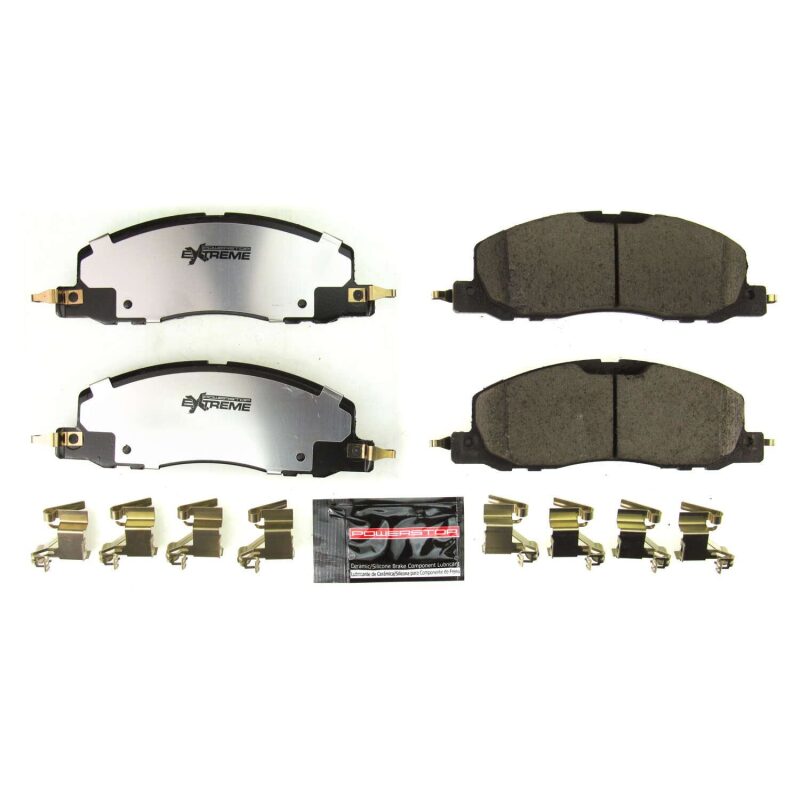 Power Stop 20-21 Ford Explorer Front Z36 Truck & Tow Brake Pads w/Hardware Brake Pads - Performance PowerStop