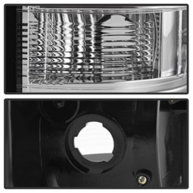 Spyder 07-13 Silverado (Will Not Work w/2010 921 Bulb) V3 Tail Lights Rd/Clr ALT-YD-CS07V3-LBLED-RC Tail Lights SPYDER