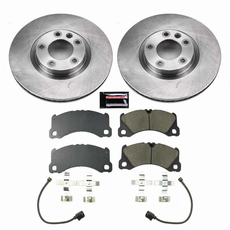 Power Stop 13-18 Porsche Cayenne Front Autospecialty Brake Kit Brake Kits - OE PowerStop