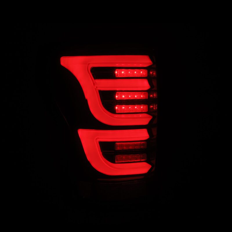 AlphaRex 07-13 Toyota Tundra LUXX-Series LED Tail Lights Black-Red Tail Lights AlphaRex