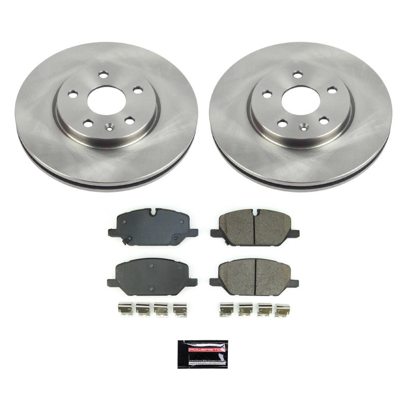 Power Stop 20-21 Cadillac XT4 Front Autospecialty Brake Kit Brake Kits - OE PowerStop