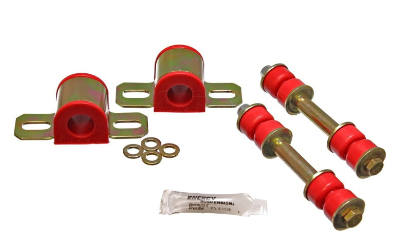 Energy Suspension Gm Rr 24Mm Stab Bar Set - Red Bushing Kits Energy Suspension
