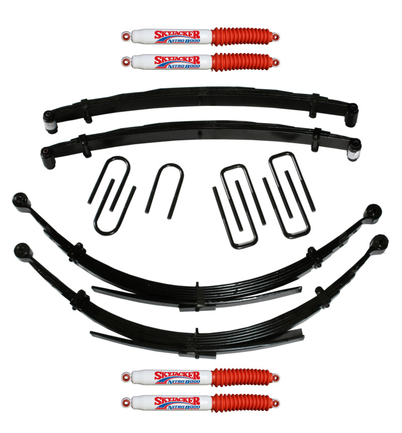 Skyjacker 4"SYS,87-91DODGE CUM,4MONOS Leaf Springs & Accessories Skyjacker