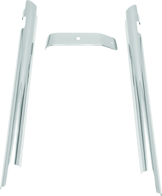 Kuryakyn Downtube Covers 07-17 Softail Chrome Frame Sliders Kuryakyn