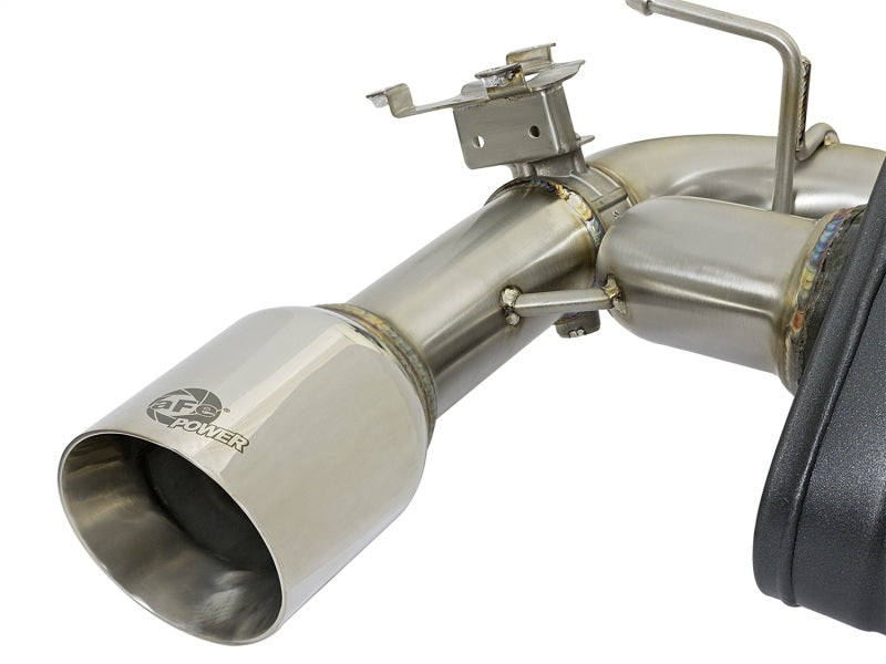 aFe MACHForce XP Exhausts Axle-Back 12-15 BMW 335i 3.0T (SS w/Polished Tips) Axle Back aFe