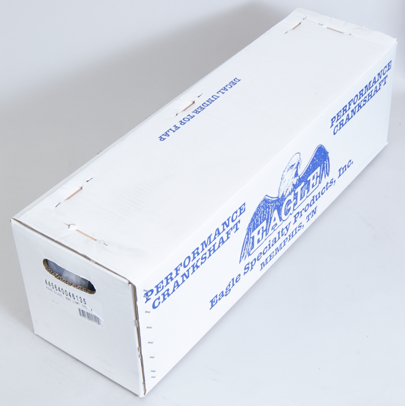 Eagle Chevrolet BB 1Pc Rear Seal 4.000in Stroke Internal Balance Forged 4340 Steel Crankshaft Crankshafts Eagle