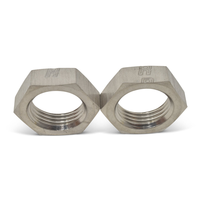 Russell Performance -6 AN Bulkhead Nuts 9/16in -18 Thread Size (Endura) Hardware - Singles Russell