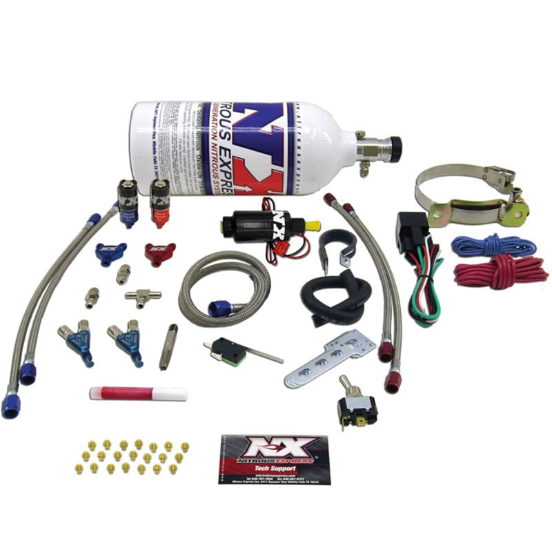 Nitrous Express 2 Cyl Piranha Nitrous Kit w/2.5lb Bottle Nitrous Systems Nitrous Express