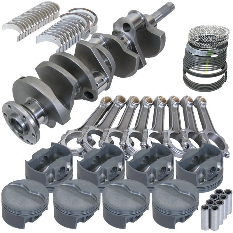 Eagle Ford FE 4.125in Crank 6.700in I-Beam Rods -7cc Flat Top 4.080in Pistons Rotating Assembly Rotating Assemblies Eagle